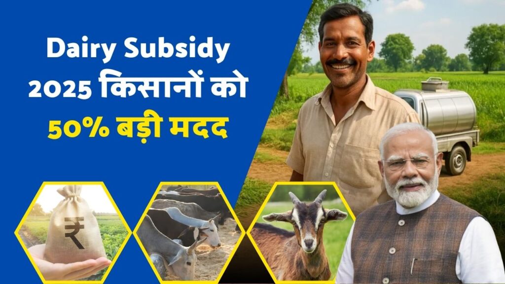 Dairy Farming Subsidy 2025
