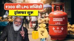 10 नवंबर से फिर से LPG Subsidy खातों में – ₹300 की राशि ट्रांसफर शुरू, SMS आना शुरू